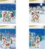 Adventn kalend samolepky 245x360mm 8886002