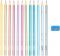 pastelky BRILO 12 ks Metalick triangular s oezv