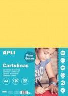 Barevn papr A4,50l.,170g,sv. lut barevn papr