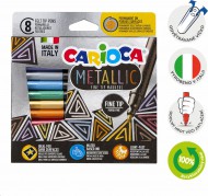 Fixy Metallic, tenk hrot, 8 ks  - zvtit obrzek