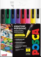 Sada popisova Posca, 8 ks,zklad.barvy PC-3M