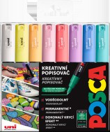 Sada pastelovch barev POSCA, 8ks PC-1M
