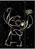 �koln� desky s gumi�kou A4, Stitch Gold 1