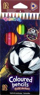 Pastelky trojhrann Football, 12 barev  - zvtit obrzek