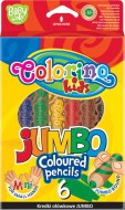 Pastelky kulat, EXTRA Jumbo, 6 barev  - zvtit obrzek