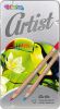 Artist pastelky d�evo kulat� 12barev-kovov� box