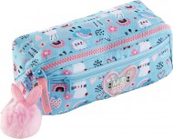 Pen�l Bunny Bliss, Holdall, 2 kapsy, rPET, modro-r��ov�  - zv�t�it obr�zek