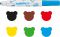 fixy Baby 2+, kulat hrot, 6 ks fixy Baby 2+
