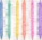 gumovateln pero v disp.,Pastel, mix 6 design gum