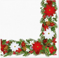 Ubrousky vnon Spruce Frame, 33x33cm, 3-vrstv - zvtit obrzek