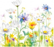Ubrousky celoron Beautifull Flower Meadow, 33 x 33 cm, SDOG 0402 01 - zvtit obrzek