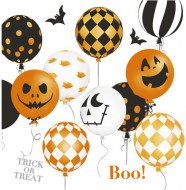 Ubrousky paprov Scary Halloween Balloons, 33 x 33 cm,  SDOG 0376 01 - zvtit obrzek