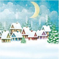 Ubrousky v�no�n� Zasn�en� vesnice SDGW 0222 01