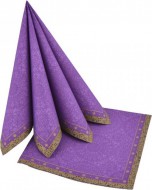 Ubrousky DUNI festive charme velvet, 40x40cm - zvtit obrzek