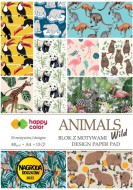 Blok papr A4 ANIMALS Wild 16 list 32 motiv - zvtit obrzek