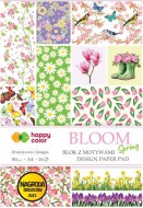 Blok papr A4 BLOOM Spring 16 list 28 motiv - zvtit obrzek