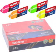 Pry KORES TRINO 4 neonov barvy, mix