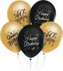 Nafukovac� bal�nky 5ks Happy Birthday 40