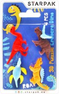 Pry mazac Starpak 3D Puzzle Dino 4ks