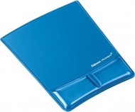 Podloka pod my a zpst Fellowes Health-V CRYSTAL gelov Microban modr