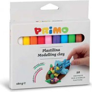 Plastelna PRIMO, sada 10 x 18g, mix barev, paprov obal - zvtit obrzek
