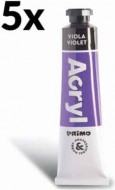 Akrylov barva PRIMO, 18ml, 1ks, fialov, tuby - zvtit obrzek