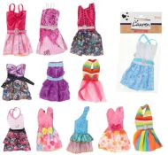 Oble�ky/�aty pro panenky 13cm, mix 12 druh� 