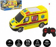 Auto RC ambulance plast 20cm na dlkov ovldn