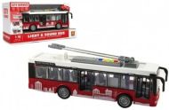 Autobus/trolejbus plastov� 28cm na setrva�n�k se sv�tlem se zvukem 