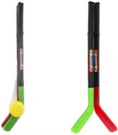 Hokejka 2ks s pukem plast 70cm v sce - zvtit obrzek