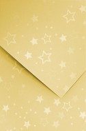 Galeria Papieru ozdobn papr Stars zlat 220g, 20ks - zvtit obrzek