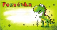 Pozvnka na oslavu - Drek 10 ks - zvtit obrzek