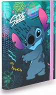 Desky na seity A5 s irokou gumou - Stitch blue vzor 3 - zvtit obrzek