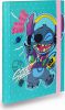 Desky na se�ity A5 s �irokou gumou - Stitch blue vzor 1