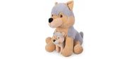 Pes husky ply�ov� 25 cm - sed�c�, s ml�d�tem