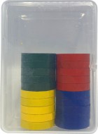 Magnety barevn� 25 mm 20 ks