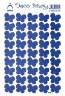 Samolepka  Mot�lci fialov� Butterflies 416-V modr� - zv�t�it obr�zek