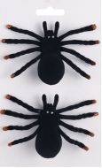 Pavouk na klipu �ern� 10 x 2 x 8 cm, 2 ks