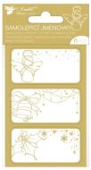 Samolepic jmenovky na drky se zlatou rabou, 6 k - zvtit obrzek
