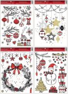 Okenn flie barevn Vnoce 3042 cm, 4druhy - zvtit obrzek