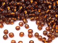 Rokajl 6/0 - 4 mm s pr�tahem 53 rezav� st�., 50 g - zv�t�it obr�zek