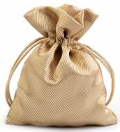 Drkov pytlk 9,5x13 cm satnov, zlat