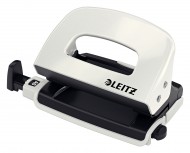 Celokovov� d�rova�ka Leitz 5060 metalick� perle�ov� b�l� - zv�t�it obr�zek