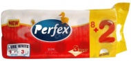 Toaletn papr Perfex Pure White, 10 ks - zvtit obrzek