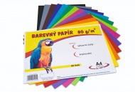 Barevn papr A4/60/80g - mix 12 barev