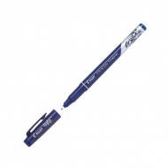 Gumovac liner Pilot FriXion Fineliner, tenk hrot modr - zvtit obrzek