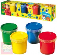 Baby barvy prstov set 4x150ml malovn prsty