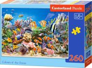 Puzzle Castorland 260 d�lk� - Ryby na kor�lov�m �tesu  - zv�t�it obr�zek
