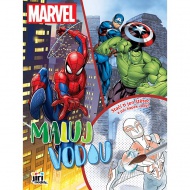 Omalovnky/Maluj vodou A4 Marvel