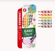 Pastelky Stabilo Easycolours HB-prav�k/6